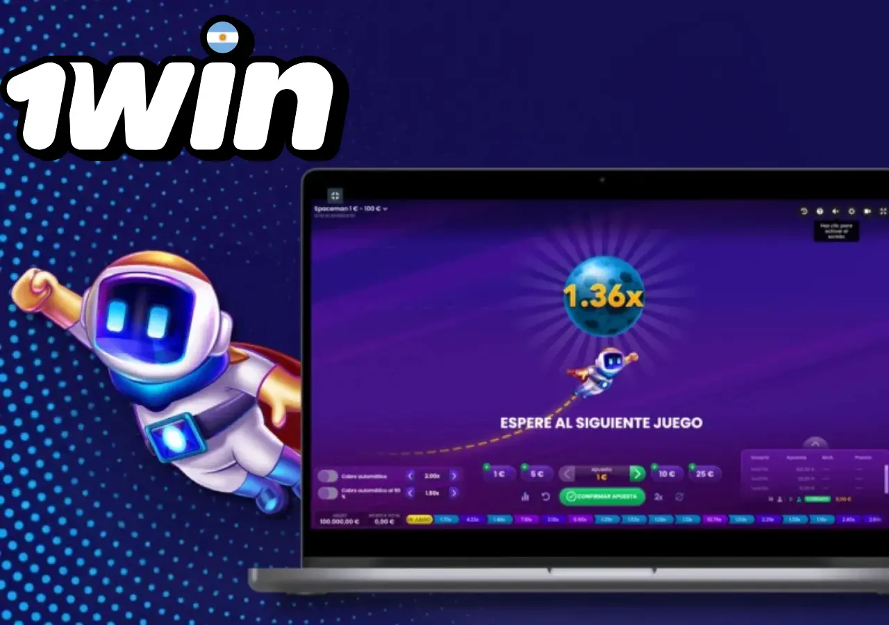 Juega a Spaceman en la plataforma de la casa de apuestas